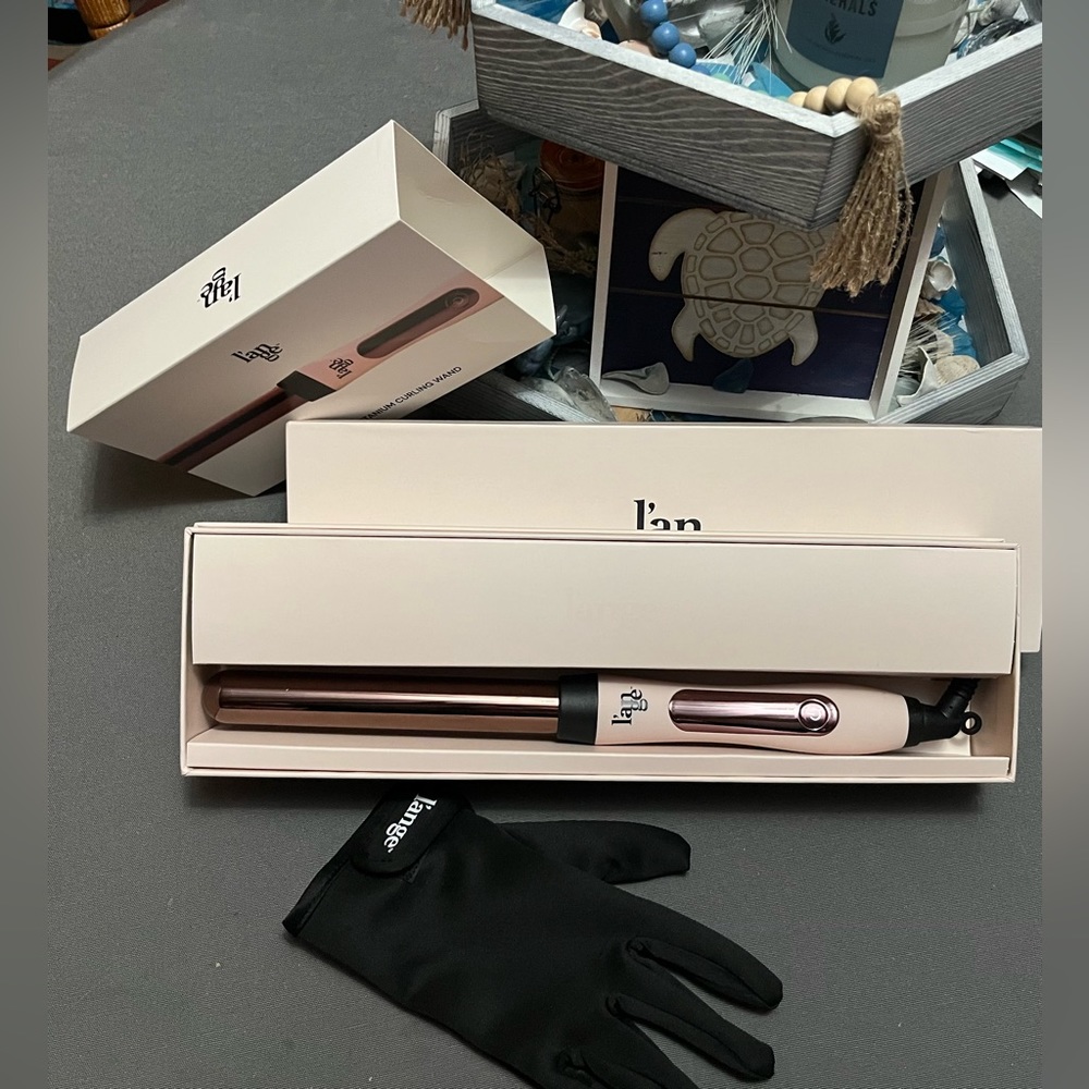 New Lange Le Curl Wand & Heat Glove
